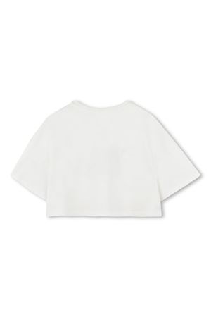 White organic cotton T-shirt CHLOE' KIDS | C20486117